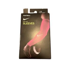 Nike Pro Dri Fit 3.0 Compression Football Arm Sleeves Pink Men L/XL